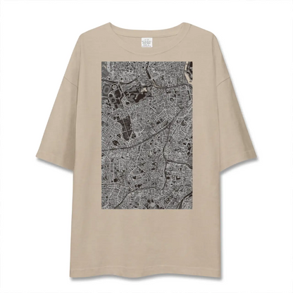 【六本木（東京都）】地図柄ビッグシルエットTシャツ