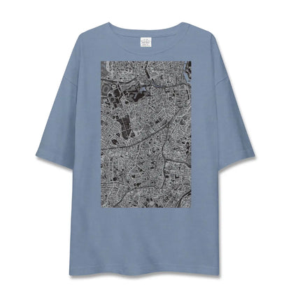 【六本木（東京都）】地図柄ビッグシルエットTシャツ