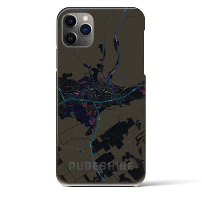 【留辺蘂（北海道）】地図柄iPhoneケース（バックカバータイプ）