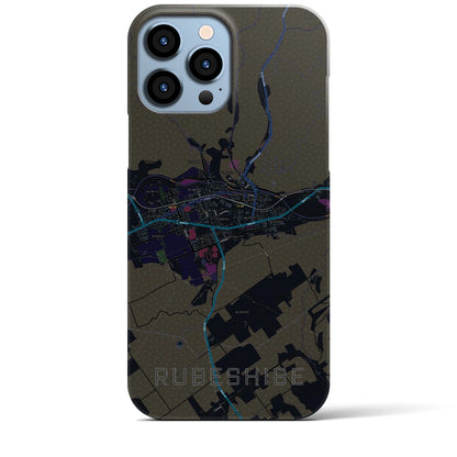 【留辺蘂（北海道）】地図柄iPhoneケース（バックカバータイプ）