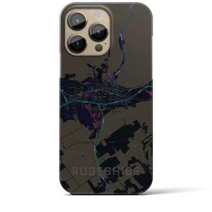 【留辺蘂（北海道）】地図柄iPhoneケース（バックカバータイプ）