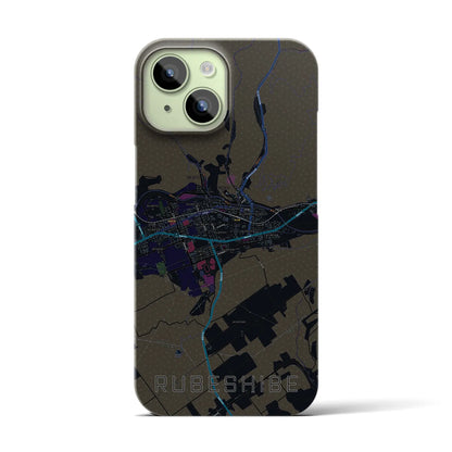 【留辺蘂（北海道）】地図柄iPhoneケース（バックカバータイプ）