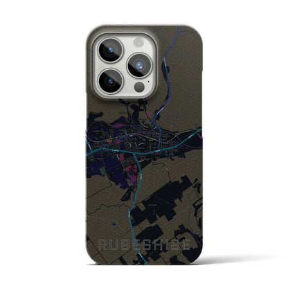 【留辺蘂（北海道）】地図柄iPhoneケース（バックカバータイプ）