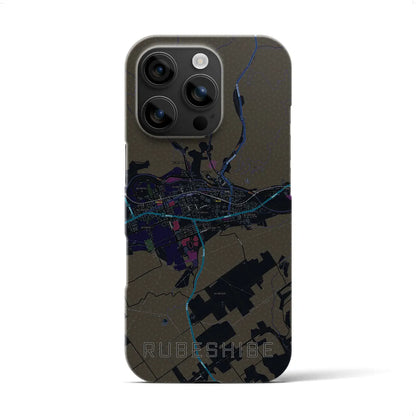 【留辺蘂（北海道）】地図柄iPhoneケース（バックカバータイプ）