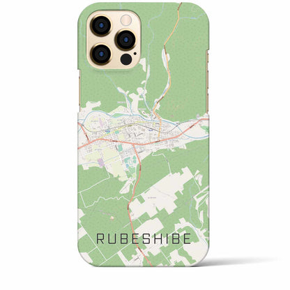 【留辺蘂（北海道）】地図柄iPhoneケース（バックカバータイプ）