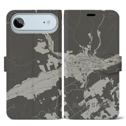 【留辺蘂（北海道）】地図柄iPhoneケース（手帳タイプ）