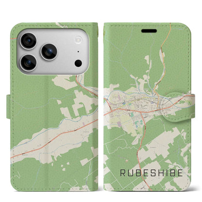 【留辺蘂（北海道）】地図柄iPhoneケース（手帳タイプ）