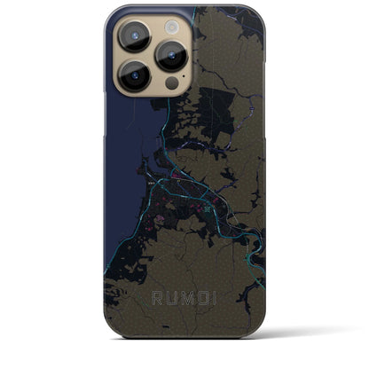 【留萌（北海道）】地図柄iPhoneケース（バックカバータイプ）