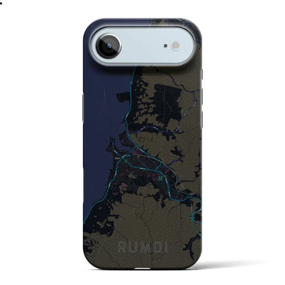 【留萌（北海道）】地図柄iPhoneケース（バックカバータイプ）