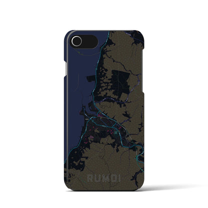 【留萌（北海道）】地図柄iPhoneケース（バックカバータイプ）