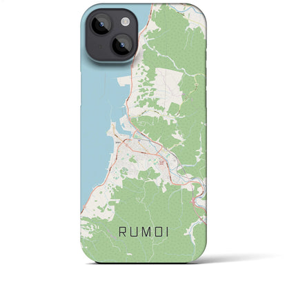 【留萌（北海道）】地図柄iPhoneケース（バックカバータイプ）