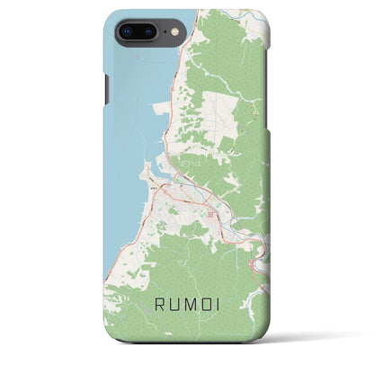 【留萌（北海道）】地図柄iPhoneケース（バックカバータイプ）