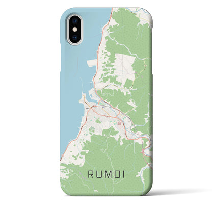 【留萌（北海道）】地図柄iPhoneケース（バックカバータイプ）