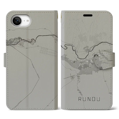 【ルンドゥ（ナミビア）】地図柄iPhoneケース（手帳タイプ）