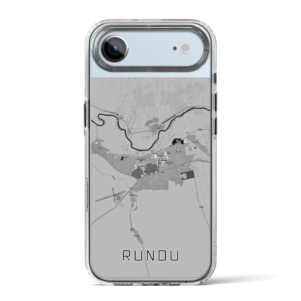 【ルンドゥ（ナミビア）】地図柄iPhoneケース（MagSafeタイプ）