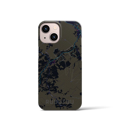 【留寿都（北海道）】地図柄iPhoneケース（バックカバータイプ）