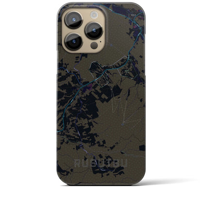 【留寿都（北海道）】地図柄iPhoneケース（バックカバータイプ）