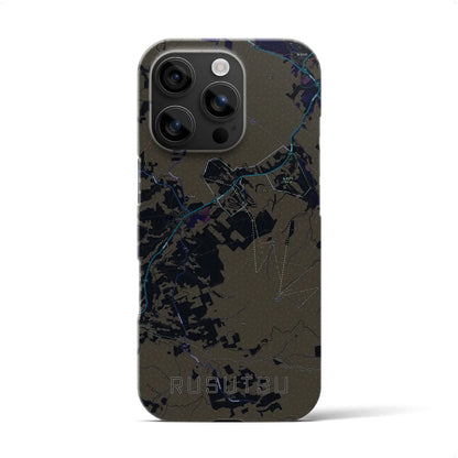 【留寿都（北海道）】地図柄iPhoneケース（バックカバータイプ）