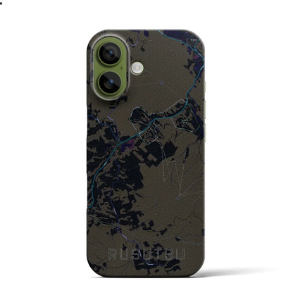 【留寿都（北海道）】地図柄iPhoneケース（バックカバータイプ）