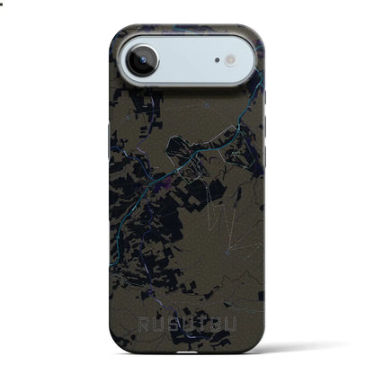 【留寿都（北海道）】地図柄iPhoneケース（バックカバータイプ）