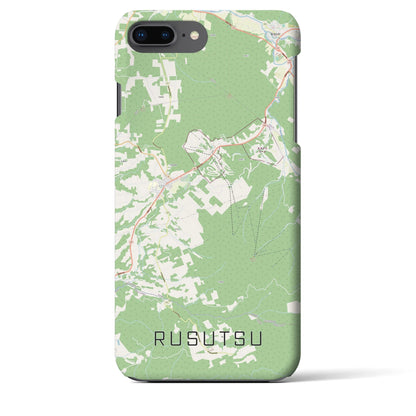 【留寿都（北海道）】地図柄iPhoneケース（バックカバータイプ）