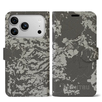 【留寿都（北海道）】地図柄iPhoneケース（手帳タイプ）