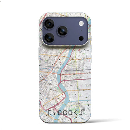 【両国（東京都）】地図柄iPhoneケース（バックカバータイプ）