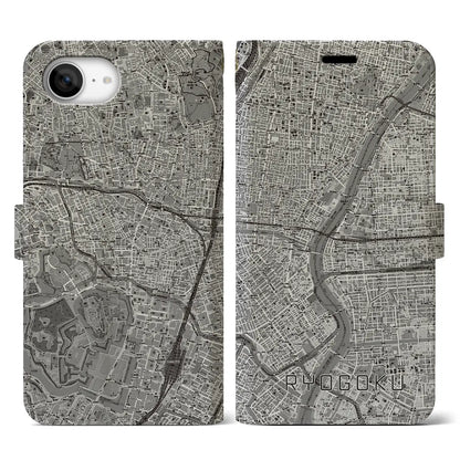 【両国（東京都）】地図柄iPhoneケース（手帳タイプ）