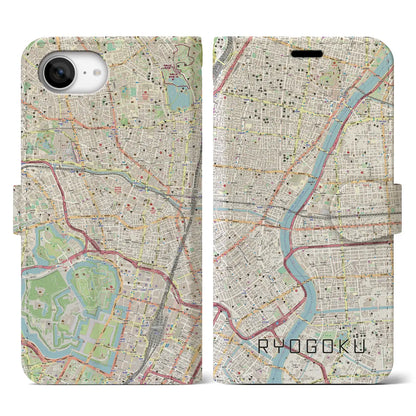 【両国（東京都）】地図柄iPhoneケース（手帳タイプ）