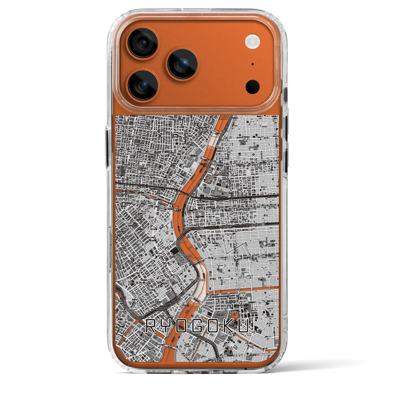 【両国（東京都）】地図柄iPhoneケース（MagSafeタイプ）