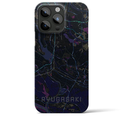 【龍ケ崎（茨城県）】地図柄iPhoneケース（バックカバータイプ）