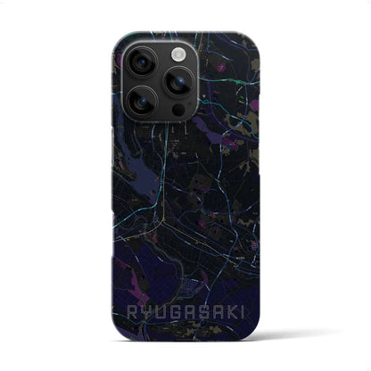 【龍ケ崎（茨城県）】地図柄iPhoneケース（バックカバータイプ）