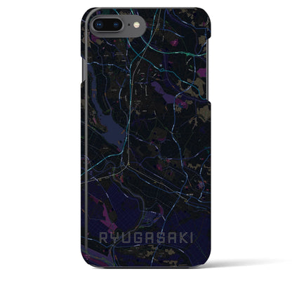 【龍ケ崎（茨城県）】地図柄iPhoneケース（バックカバータイプ）