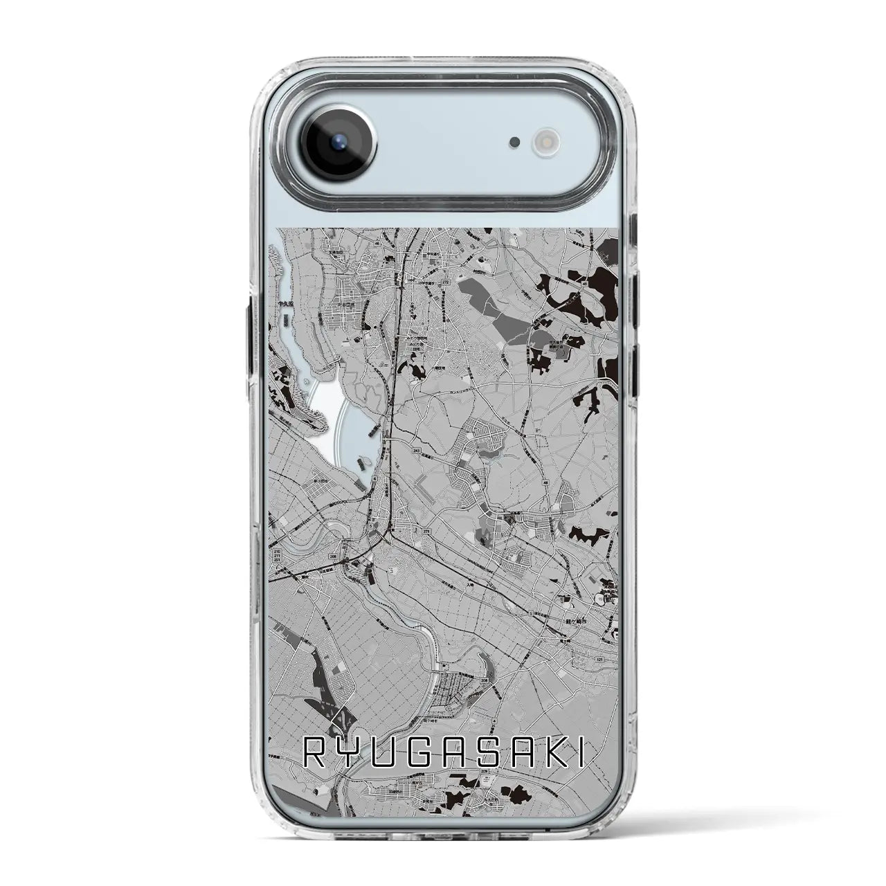 【龍ケ崎（茨城県）】地図柄iPhoneケース（MagSafeタイプ）