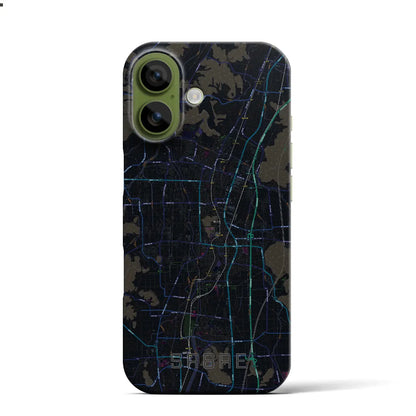 【鯖江（福井県）】地図柄iPhoneケース（バックカバータイプ）