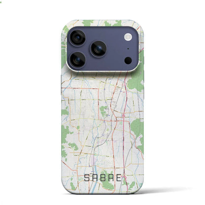 【鯖江（福井県）】地図柄iPhoneケース（バックカバータイプ）