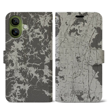 【鯖江（福井県）】地図柄iPhoneケース（手帳タイプ）