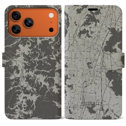 【鯖江（福井県）】地図柄iPhoneケース（手帳タイプ）