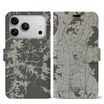 【鯖江（福井県）】地図柄iPhoneケース（手帳タイプ）