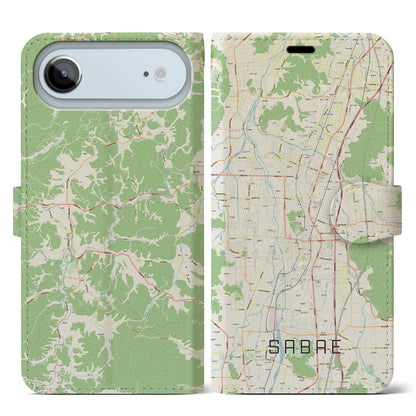 【鯖江（福井県）】地図柄iPhoneケース（手帳タイプ）