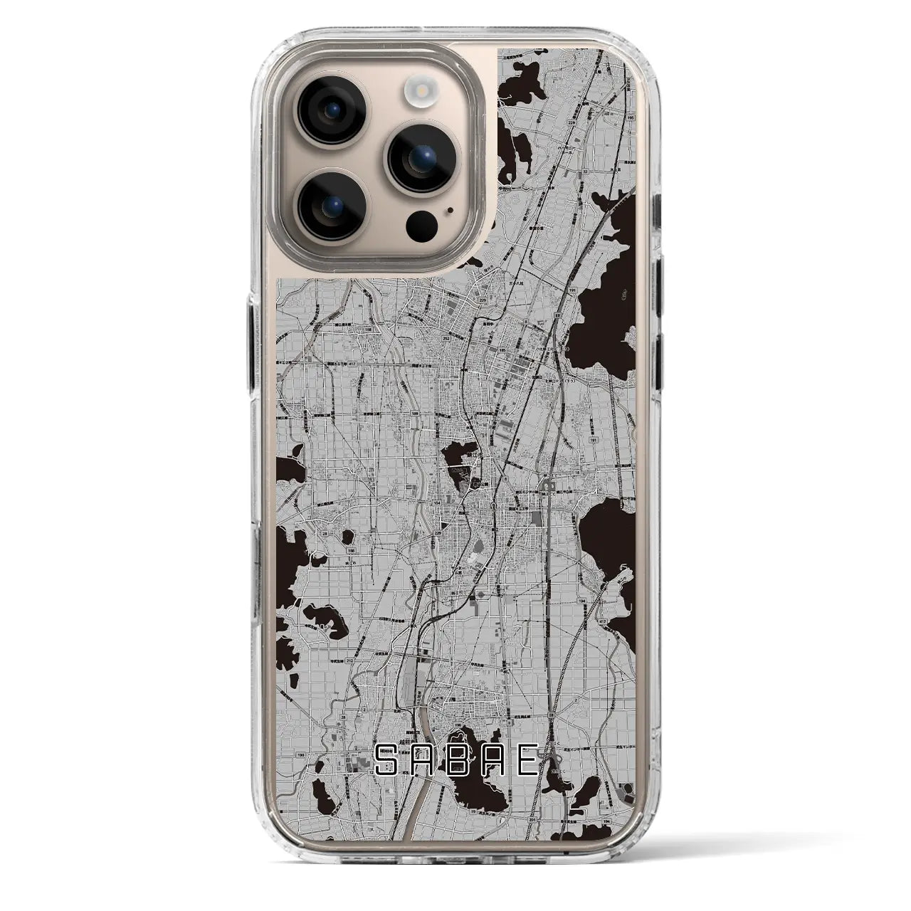 【鯖江（福井県）】地図柄iPhoneケース（MagSafeタイプ）