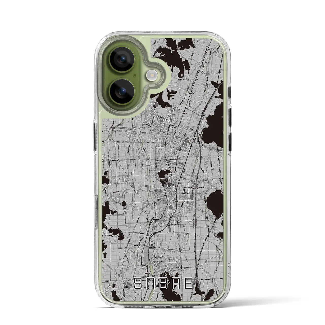 【鯖江（福井県）】地図柄iPhoneケース（MagSafeタイプ）