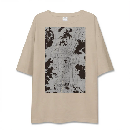 【鯖江（福井県）】地図柄ビッグシルエットTシャツ