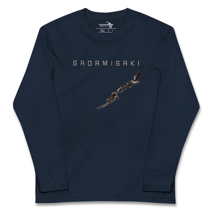 【佐田岬（愛媛県）】地図柄ロングスリーブTシャツ