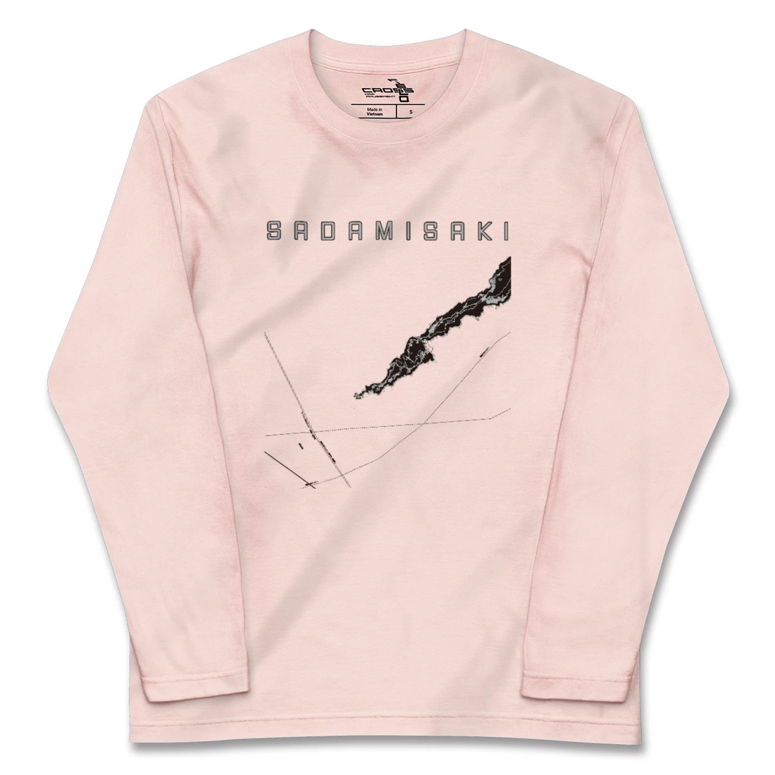 【佐田岬（愛媛県）】地図柄ロングスリーブTシャツ