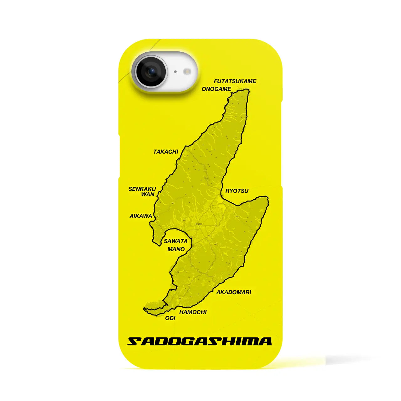 【佐渡島2（新潟県）】サイクリストiPhoneケース（バックカバータイプ）