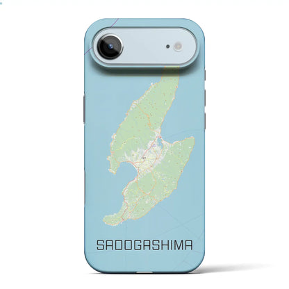 【佐渡島（新潟県）】地図柄iPhoneケース（バックカバータイプ）