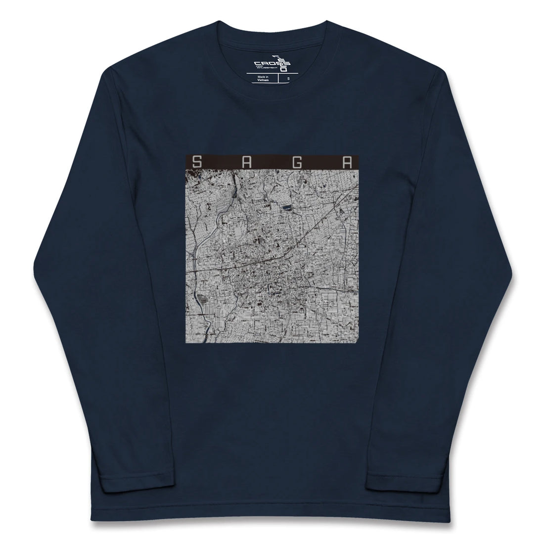 【佐賀2（佐賀県）】地図柄ロングスリーブTシャツ