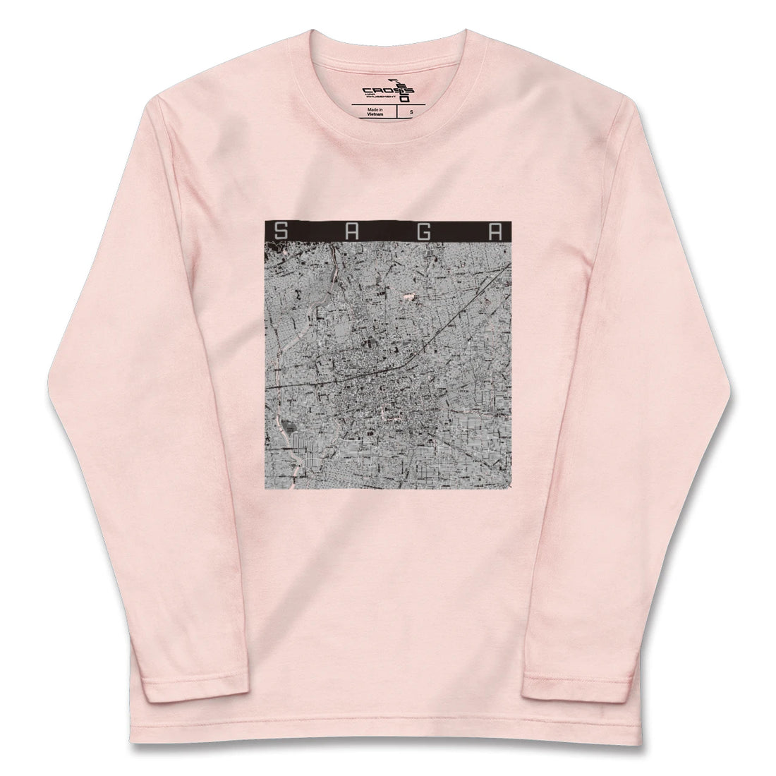 【佐賀2（佐賀県）】地図柄ロングスリーブTシャツ