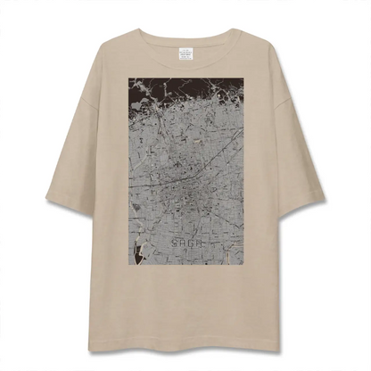 【佐賀2（佐賀県）】地図柄ビッグシルエットTシャツ